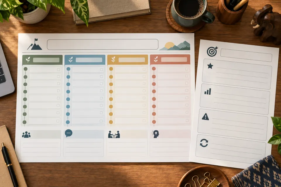 Illustrative 30-day practice and reflection plan